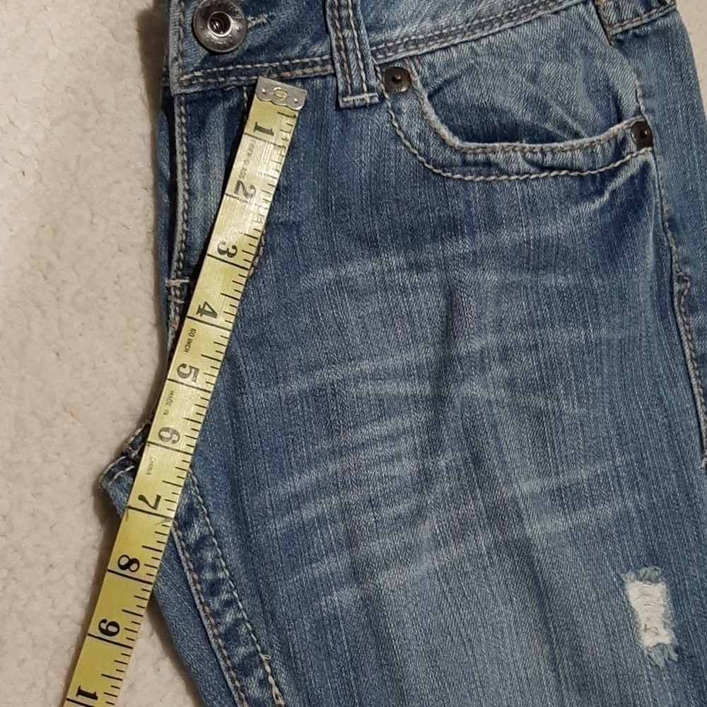 Distressed Jeans  Faded blue Bootcut Amethyst Size 9 - Picture 13 of 14